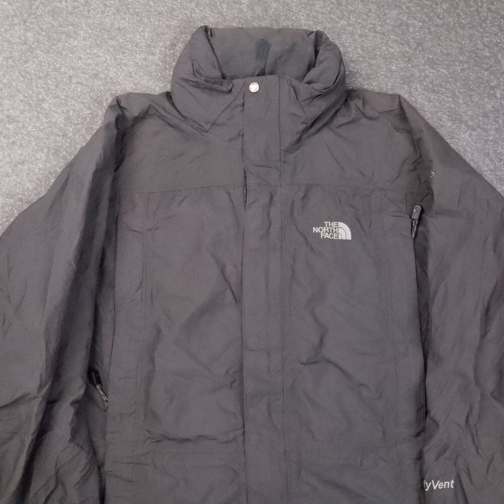 The North Face Hyvent Softshell Large Gray Long Sleeve Full Zip Jacket - Picture 5 of 13